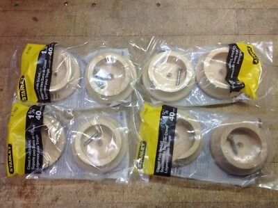 4 juegos de enchufes de poste de armario de madera Stanley 1 5/8 40 mm 81-7502 abrigo lavadero  Foto 1 de 4