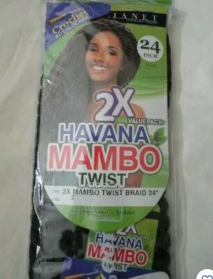 JANET COLLECTION NOIR 2X HAVANA MAMBO TWIST BRAID 18 INCH - Image 1 of 2