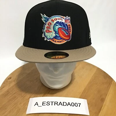 Gorra ajustada New Era 59FIFTY LV Raiders 1997 Pro Bowl Hawaii talla 7 5/8 NFL negra Foto 1 de 4