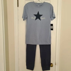 Boys 2pc Converse Chuck Taylor Joggers And T-Shirt Size Large NWT - Picture 1 of 17