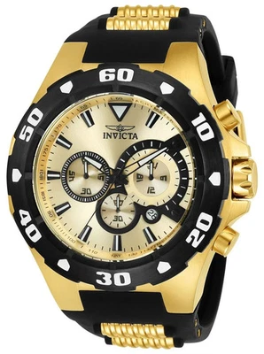 Invicta 24682 Pro Diver Chronograph Men'S Black Polyurethane Watch - Image 1 of 2