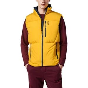 BASS OUTDOOR Mens Yellow Insulated Outerwear Vest XL BHFO 7210 - Picture 1 of 1