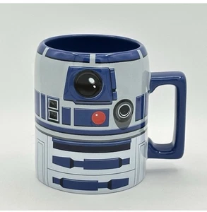 Disney Store Star Wars R2D2 Droide 3D Grande Cerámica Taza de Café 18 Oz Lucasfilm - Imagen 1 de 5