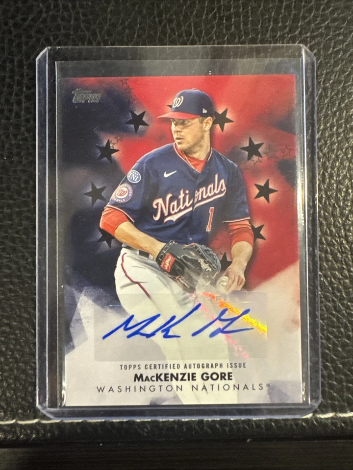 MacKenzie Gore 2024 Topps S1 Baseball Stars Auto #BSA-MG Nationals /199 #BSA-MG - Image 1 of 3