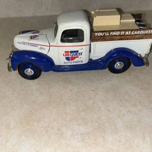 Car Quest Auto Parts 1940 Pick Up Truck Coin Bank 1:24 Scale - Picture 1 of 7