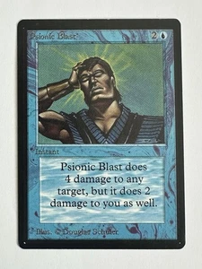 PSIONIC BLAST Beta MAGIC THE GATHERING READ DESCRIPTION - Picture 1 of 2