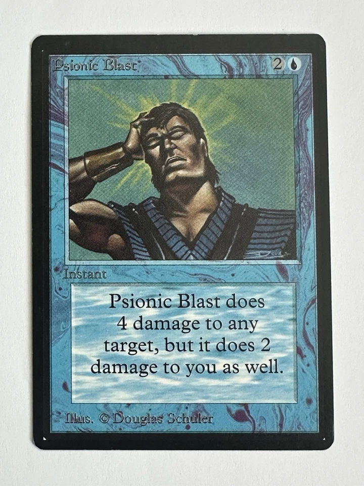 PSIONIC BLAST Beta MAGIC THE GATHERING READ DESCRIPTION - Image 1 of 2
