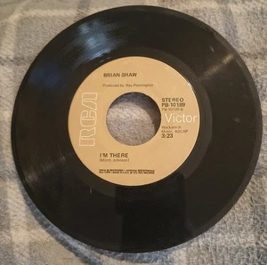 [1975] Brian Shaw: I'm There/ One She's Cheating With, 45 RPM Record RCA Vinyl  - Imagen 1 de 2