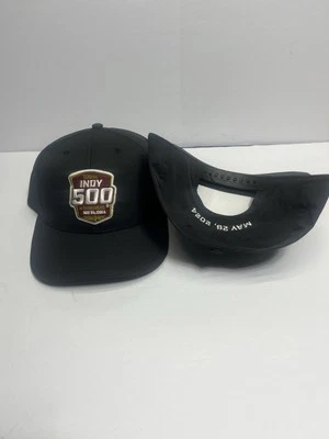 Boné de beisebol 2024 Indy 500 chapéu Indy Gainbridge chapéu preto NOVO 108ª corrida - Imagem 1 de 4
