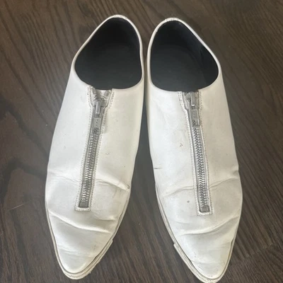 Женские кожаные кроссовки Stella McCartney Sligo на молнии спереди с носком. Размер 37. - Изображение 1 из 4