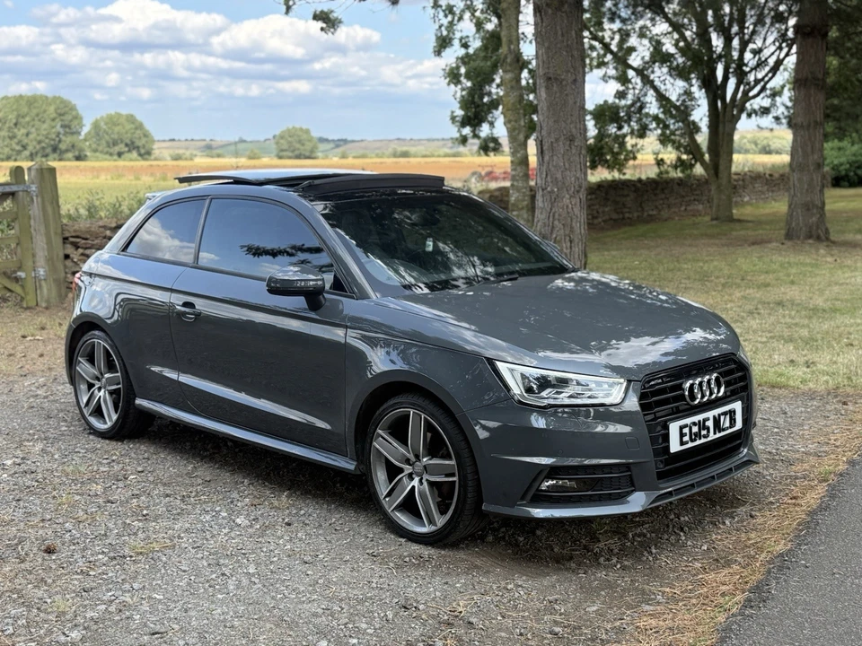 Audi A1 S line panoramic black edition automatic 12 month mot Nando grey - Image 1 of 4