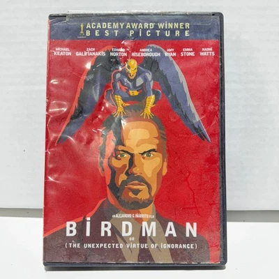 Birdman DVD 2014 Best Picture Michael Keaton Alejandro G. Iñárritu - Image 1 of 3