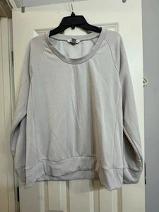 Athleta Seasoft Scoopneck Sweatshirt Comfy Size M - Picture 1 of 10
