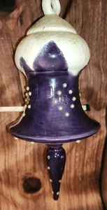 Ceramic Hand Painted! Collectible Decoration LARGE 10" Purple - Picture 1 of 9