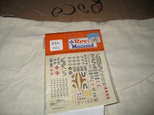 Sealed Desert Storm Decal Markings by Roco Minitanks in 1/87 scale #534 - Picture 1 of 1