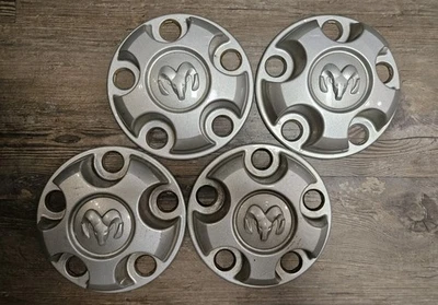 Dodge Dakota Center Caps Hubcaps 2005 2006 2007 Set of 4 USED OEM Mopar - Image 1 of 4