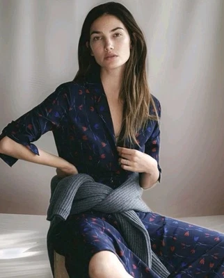 Thakoon Floral Print 100% Silk Dress Sz 8 Long Sleeve Midi Designer Quiet Luxury - Image 1 of 4