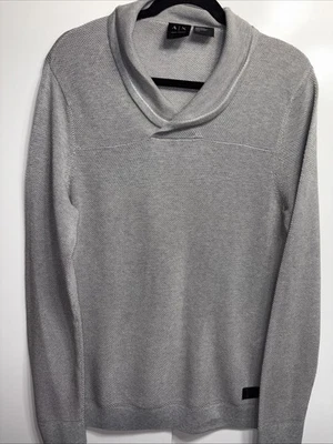 Suéter gris Armani Exchange, talla grande Foto 1 de 4