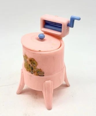 Casa de muñecas Renwal #31 rosa lavadora muebles de colección con tapa pegatina años 40 Foto 1 de 4