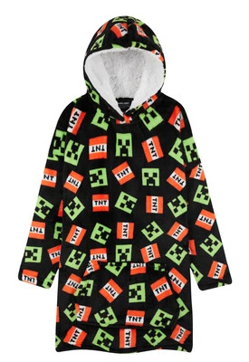 Minecraft Hoodie for Kids, Oversized Blanket Hoodie Boys Girls, Minecraft Gifts