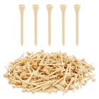 300 Pack Bamboo Golf Tees in Bulk (2 3/4 inch, Natural Wood Color)