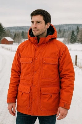 Vintage L.L. Bean Men’s Mountain Parka Jacket Rare Burnt Orange Thinsulate XXL - Image 1 of 4