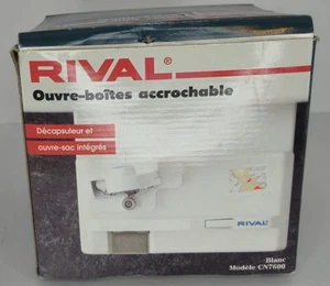 NEW RIVAL Electric Under the Counter Can Opener White Model CN7600 - Picture 1 of 3