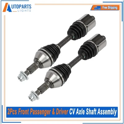 2x Eje delantero CV para Chevy Malibu Oldsmobile Alero Pontiac G6 Saturn Aura Foto 1 de 4