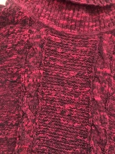 Christopher & Banks Rollkragenpullover Rottöne Gr. M - Bild 1 von 2