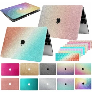 Shinny Glitter Powder Coated Hard Case Cover New For Macbook Pro Air M1 M2 M3 M4 - Picture 1 of 55