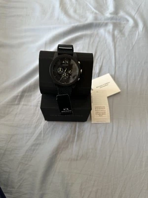 Reloj de cuarzo analógico para hombre Armani Exchange AX1344 correa de silicona Foto 1 de 4