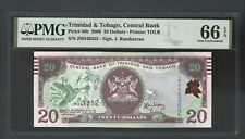 Trinidad & Tobago 20 Dollars 2006 P49a Uncirculated Grade 66