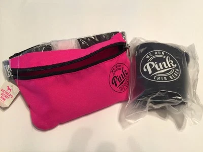 Victorias Secret PINK Spring Break Beach Hot Pink Fanny Pack with Loozie Lanyard - Image 1 of 3