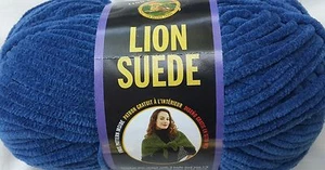 Lion Brand Suede Yarn 20 Colors Prints Bulky Weight NOS Chenille Type You Pick - Picture 1 of 38