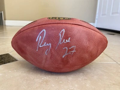 Ray Rice #27 Autografiado NFL Wilson Fútbol Baltimore Ravens Foto 1 de 4