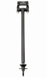 Vástago de dirección LTR 450 +2" negro cromado 1 1/8 barra abrazadera negro 694 BB - Imagen 1 de 1