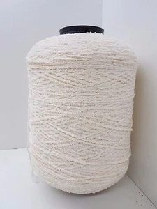 Hilo de lana tejer y ganchillo | Bouclè Kone PES hilo efecto blanco 1,6 kg bp01 - Imagen 1 de 7