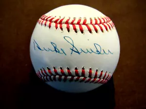 DUKE SNIDER 1955 BROOKLYN DODGERS HOF SIGNED AUTO VINTAGE ONL BASEBALL JSA - Picture 1 of 3