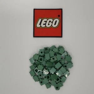 LEGO 1 x 1 Stein Nieten auf 1 Seite SAND GRÜN (x50) 87087 NEUE TEILE ROTZ STEIN - Bild 1 von 4