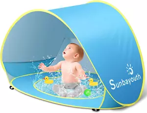 Baby Pool Tent, UV Protection Infant Pop up Sun Shelters Shade - Picture 1 of 12