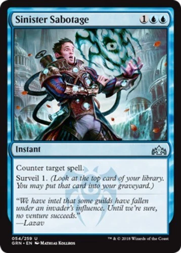 x1 Sinister Sabotage - Guilds of Ravnica - NM - MTG - Image 1 of 1