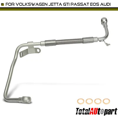 New Turbocharger Oil Line for Volkswagen Jetta Passat GTI 2006-2008 Audi A3 TT - Image 1 of 4