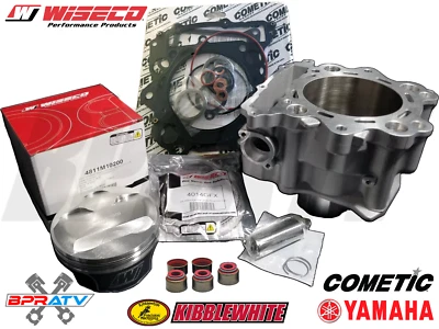 Yamaha Raptor 660 YFM 660R Nikasil Plated Cylinder 102mm +2 Big Bore Top End Kit - Image 1 of 4