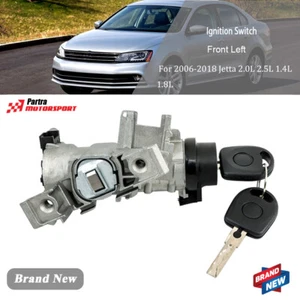 Ignition Switch W/Keys&Chips For Jetta 2006-2018 2.0L 2.5L 1.4L 1.8L Lock Bolts - Picture 1 of 8