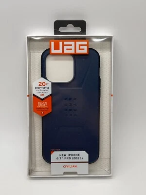 "Funda UAG Civil diseñada para iPhone 15 Pro Max de 6,7"" azul marino" Foto 1 de 4