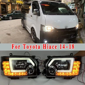 Head Light Lamp Headlight For Toyota Hiace TRH KDH Van Bus 2014-2018 - Picture 1 of 17