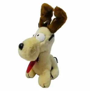 ODIE DOG Plush 1983 Fun Farm Stuffed Animal Garfield Friend Vintage Toy - Picture 1 of 3