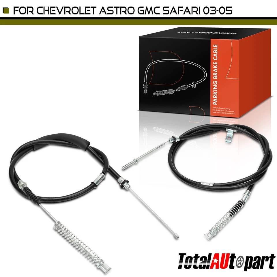 2x Parking Brake Cable for Chevy Astro GMC Safari 2003-2005 Rear Left & Right - Image 1 of 4