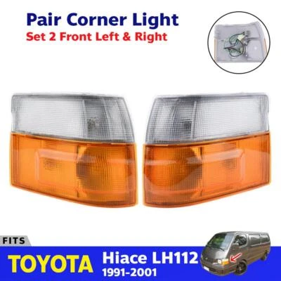 LH+RH Corner Light For Toyota Hi-Ace Van LH10 Commuter Regius Van 1991-01 EBEZ - Изображение 1 из 4