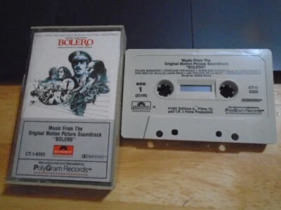 RARE OOP Bolero CASSETTE TAPE soundtrack 1982 Michel Legrand film score BO DEREK - Image 1 of 2